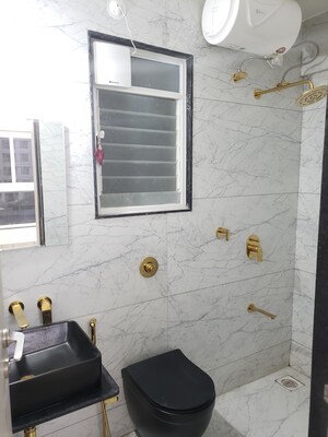 Bathroom in 2 BHK Apartment at Unique K Shire, Punawale – for Rent
