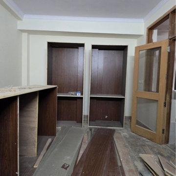 Kitchen in 1 RK Builder Floor at Chattarpur – for Rent