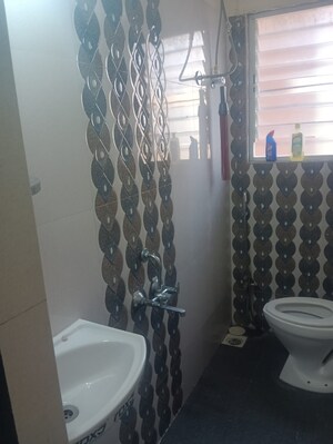 Bathroom in 1 BHK Apartment at Sainath Complex, Kharadi – for Rent