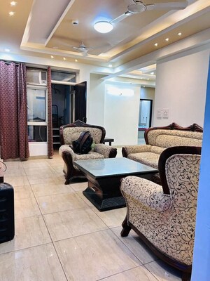 Living Room in 2 BHK Apartment at Geotech Pristine Avenue, Sector 16c Greater Noida – for Rent