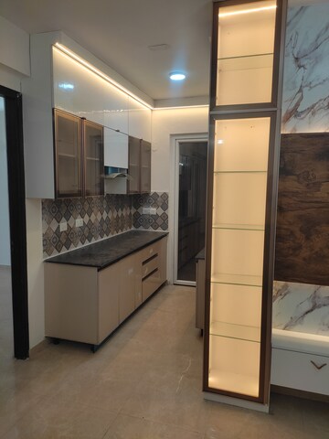 Kitchen in 3 BHK Builder Floor at Signature Global Park 4 and 5, Sohna Sector 36 – for Rent