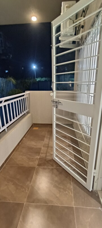 Balcony in 2 BHK Apartment at Woodsville Phase III, Moshi – for Rent