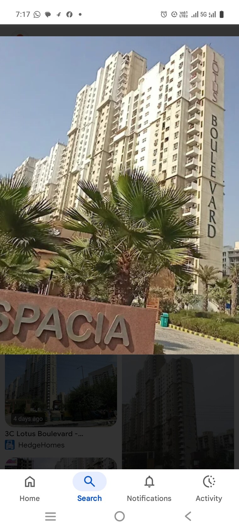 Exterior View, 3c-lotus-boulevard-espacia 4 Bedroom 2560 Sq.Ft. Apartment In Sector 100 Noida 9722353