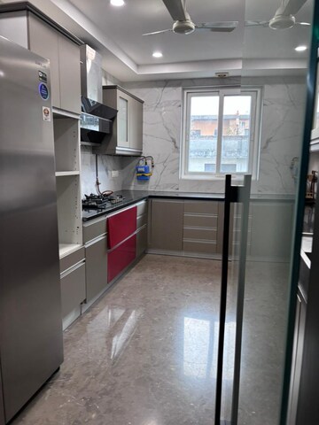 Kitchen in 4 BHK Apartment at Green Park Extension – for Rent