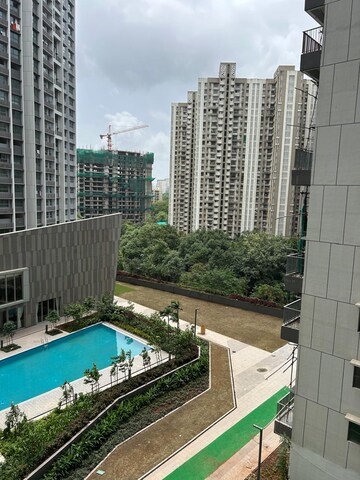 Balcony in 2 BHK Apartment at Kalpataru Immensa, Kolshet Road – for Sale
