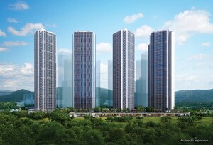 4 BHK Apartment – Exterior View View at Oberoi Elysian Tower A, Goregaon East - for Sale