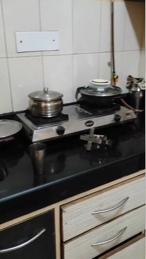 Kitchen in 1 RK Apartment at Vani Apartment, Chembur – for Rent