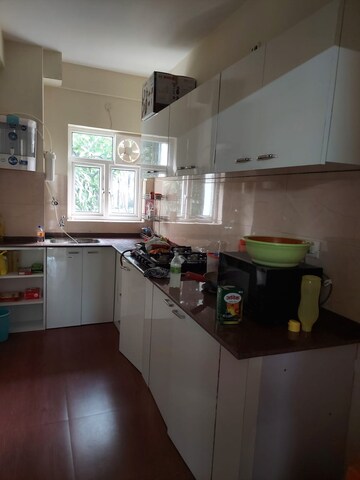 Kitchen in 2 BHK Apartment at Kundan Plaza, Chinar Park – for Rent