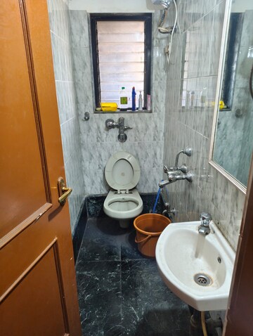 Bathroom in 3 BHK Apartment at Magnolia Enclave, Powai – for Rent