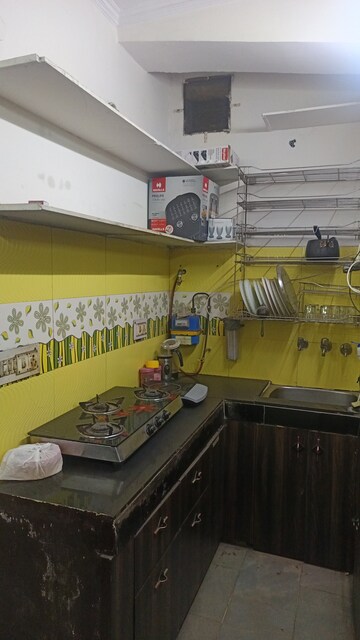 Kitchen in 1 BHK Builder Floor at Patel Nagar – for Rent