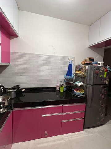 Kitchen in 1 BHK Apartment at Majestique Towers, Kharadi – for Rent