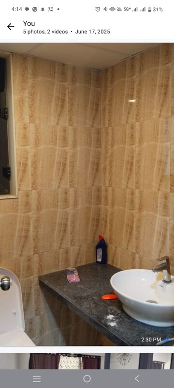 Bathroom in 2 BHK Apartment at Lodha Crown Quality Homes, Majiwada – for Rent