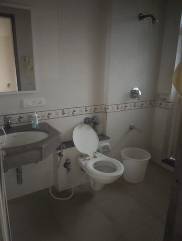 Bathroom in 2 BHK Apartment at K Raheja Interface Heights, Malad West – for Rent