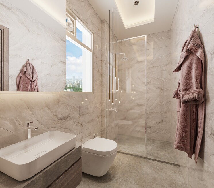 Bathroom, ajmera-crosstown-one 1 Bedroom 475 Sq.Ft. Apartment In Kalyan West Thane 9723515