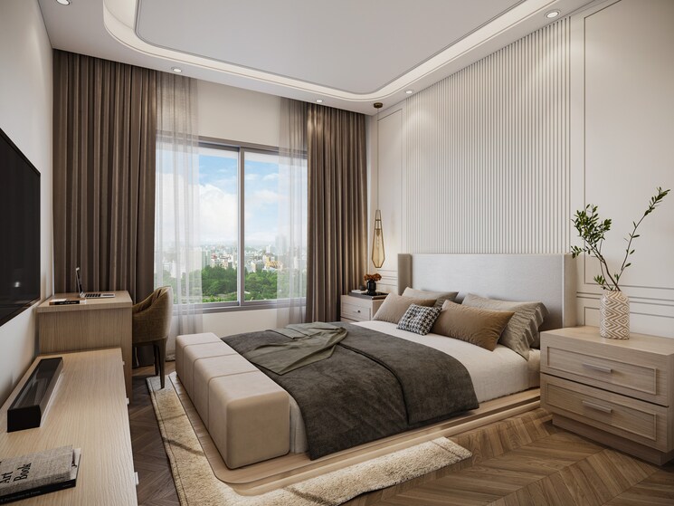 Bedroom, ajmera-crosstown-one 2 Bedroom 730 Sq.Ft. Apartment In Kalyan West Thane 9723519