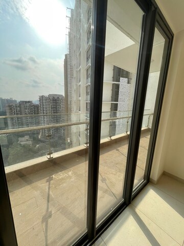 Balcony in 3 BHK Apartment at Shapoorji Pallonji Vicinia, Powai – for Rent