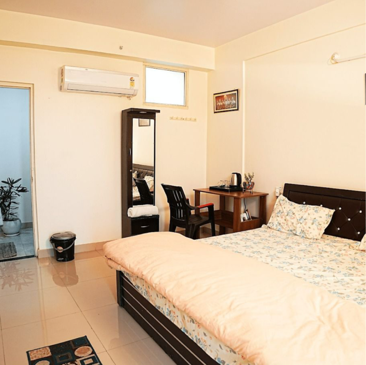 Bedroom, gomti nagar Pg For Girls In Gomti Nagar 9723744