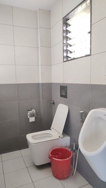 Bathroom in  Office Space at Arihant Aura, Turbhe – for Rent