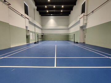 Staircase in 3.5 BHK Apartment at Bhartiya Nikoo Homes Phase 2, Thanisandra Main Road – for Rent