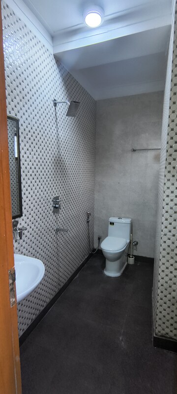 Bathroom in 3 BHK Builder Floor at Khirki Extension – for Rent