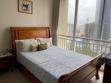 Bedroom in 3 BHK Apartment at Runwals The Reserve, Worli – for Rent