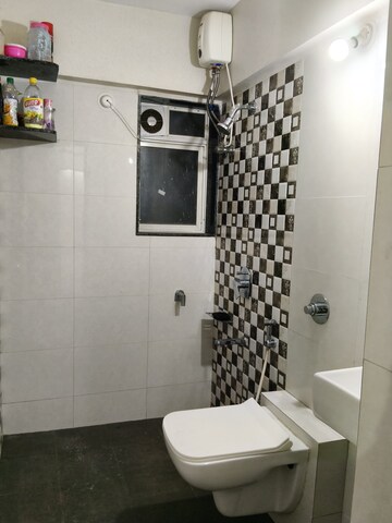 Bathroom in 2.5 BHK Apartment at Swaroop Residency, Ghatkopar East – for Rent