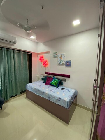 Master Bedroom in 2 BHK Apartment at Sethia Kalpavruksh Heights, Kandivali West – for Rent