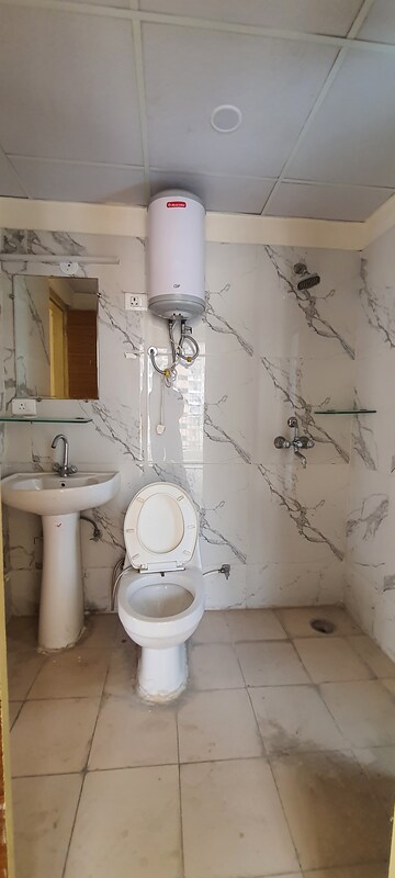 Bathroom in 2 BHK Apartment at JKG Palm Resort, Raj Nagar Extension – for Rent