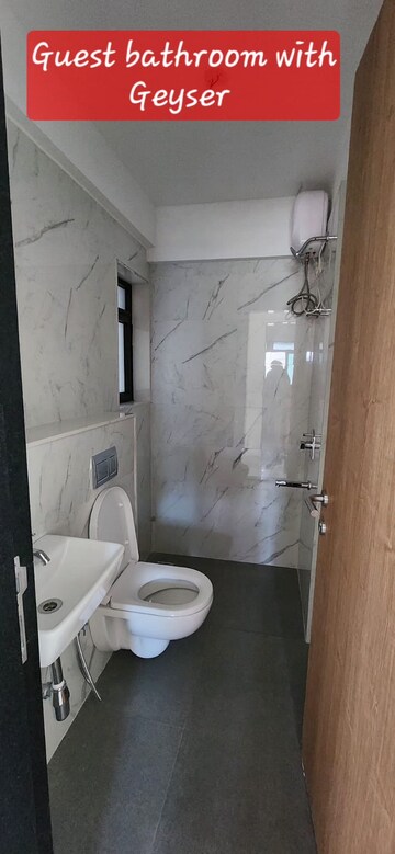 Bathroom in 3 BHK Apartment at Andheri West – for Rent