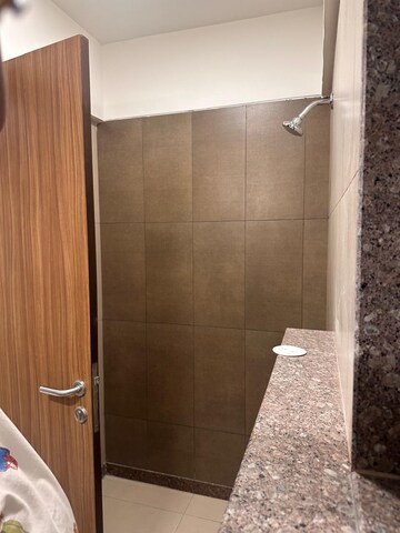 Bathroom in 2 BHK Apartment at Shapoorji Pallonji Vicinia, Powai – for Rent