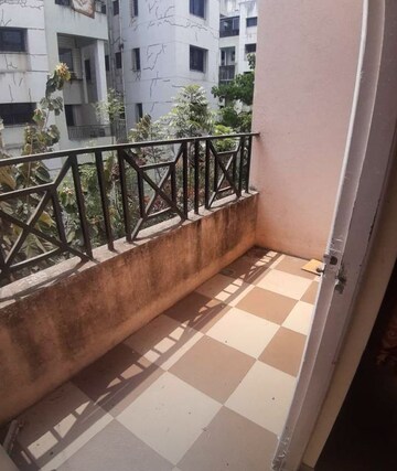 Balcony in 1 BHK Builder Floor at Venkateshwara Kaustubh, Dhayari – for Rent
