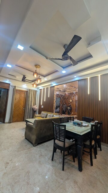 Living Room in 2 BHK Apartment at Angel Mercury, Vaibhav Khand – for Rent