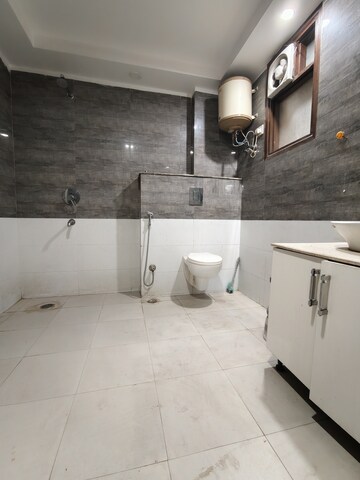 Bathroom in 4 BHK Builder Floor at Chattarpur – for Rent