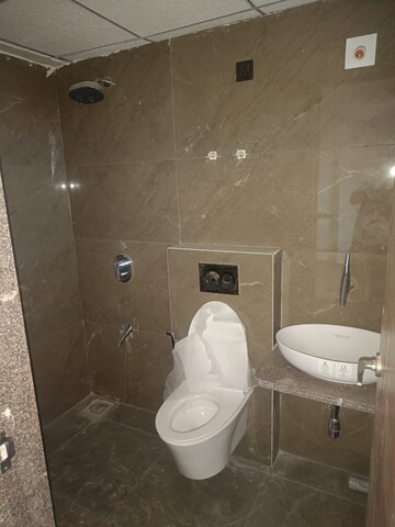 Bathroom in 3 BHK Apartment at Prahlad Nagar – for Rent