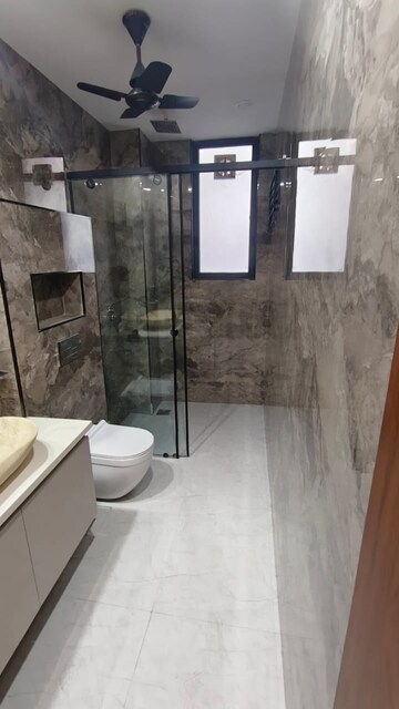 Bathroom in 3 BHK Builder Floor at Palam Vihar – for Rent