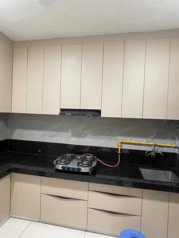 Kitchen in 3 BHK Apartment at Adalaj – for Rent