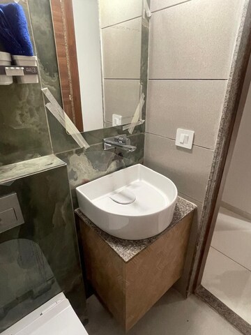 Bathroom in 3 BHK Apartment at Adalaj – for Rent