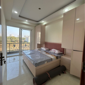 Bedroom in 3 BHK Builder Floor at Chattarpur – for Rent