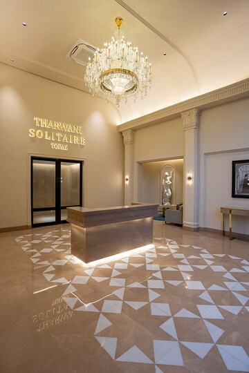 Living Room in 3 BHK Apartment at Tharwani Solitaire, Kalyan West – for Sale