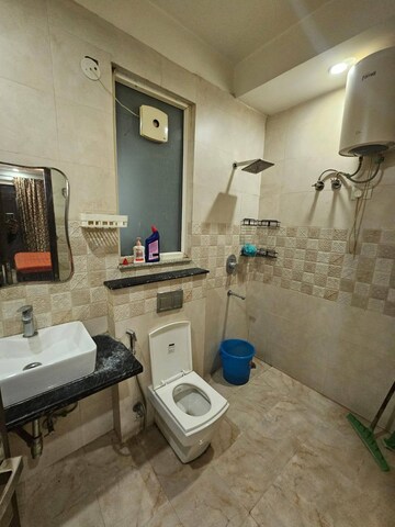 Bathroom in 3 BHK Apartment at Saket – for Rent