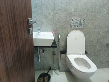 Bathroom in 1 BHK Apartment at Omkar Signet, Malad East – for Rent