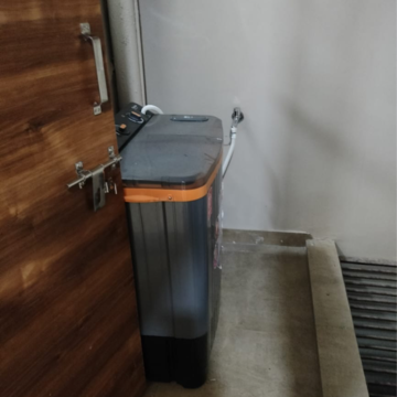 Staircase in 2 BHK Builder Floor at Huda Staff Colony, Durga Colony – for Rent