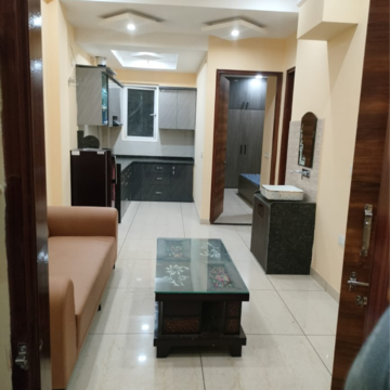 Kitchen in 2 BHK Builder Floor at Huda Staff Colony, Durga Colony – for Rent
