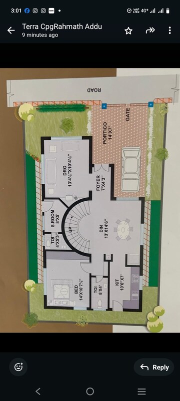 Master Plan in 2.5 BHK Villa at Miyapur – for Sale