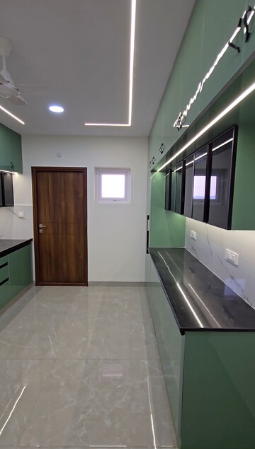Kitchen in 3 BHK Apartment at Hallmark Skyrena, Narsingi – for Rent
