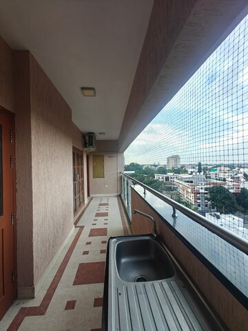 Balcony in 3.5 BHK Apartment at Hm Grandeur, Frazer Town – for Rent