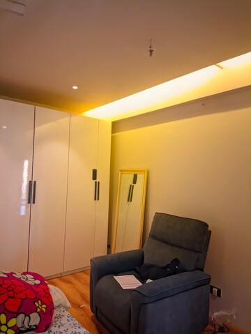 Living Room in 3 BHK Apartment at Aparna Sarovar, Nallagandla – for Rent