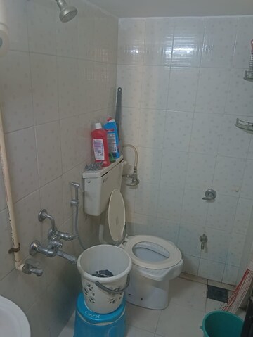 Bathroom in 1 BHK Apartment at Krishna Greenland Park Vastu Federation, Ghodbunder Road – for Rent