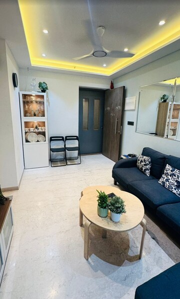 Living Room in 3 BHK Apartment at Risland The Icon, Dhokali – for Rent