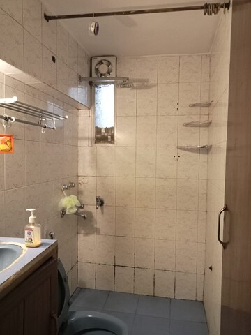 Bathroom in 3.5 BHK Builder Floor at Saket – for Rent